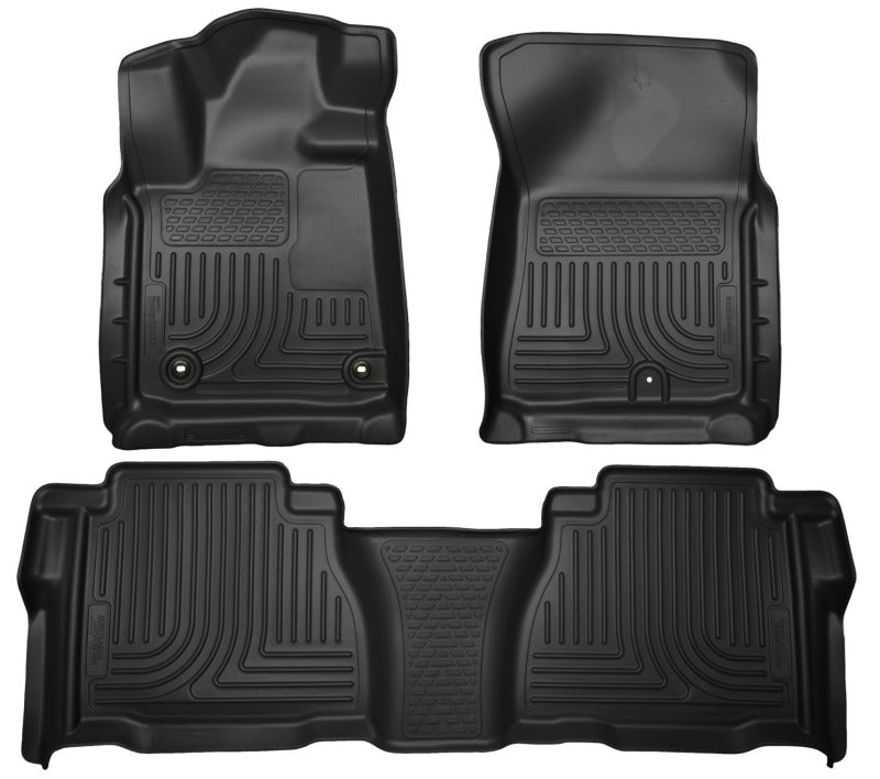 Load image into Gallery viewer, Husky Liners 12-13 Toyota Tundra Weatherbeater Black Front &amp; 2nd Seat Floor Liners
