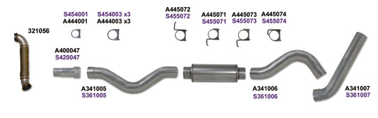 Diamond Eye KIT 5in Catback Single w/ TDP SS 06-07 Chevy/GMC 6.6L Duramax 2500/3500