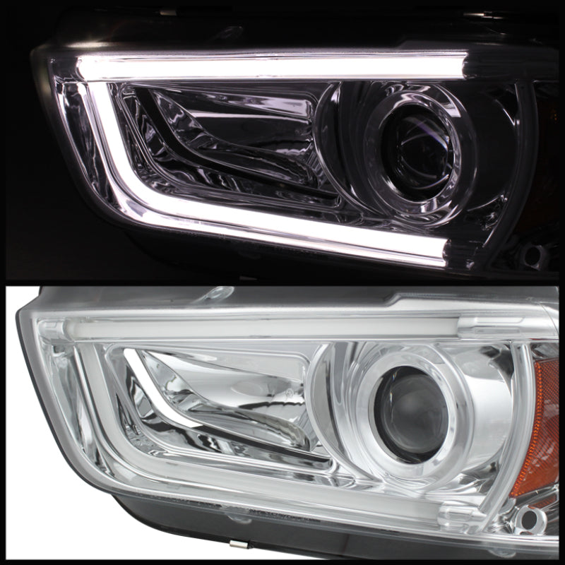 Load image into Gallery viewer, Spyder Dodge Charger 11-14 Projector Headlights Xenon/HID Model- DRL Chrm PRO-YD-DCH11-LTDRL-HID-C
