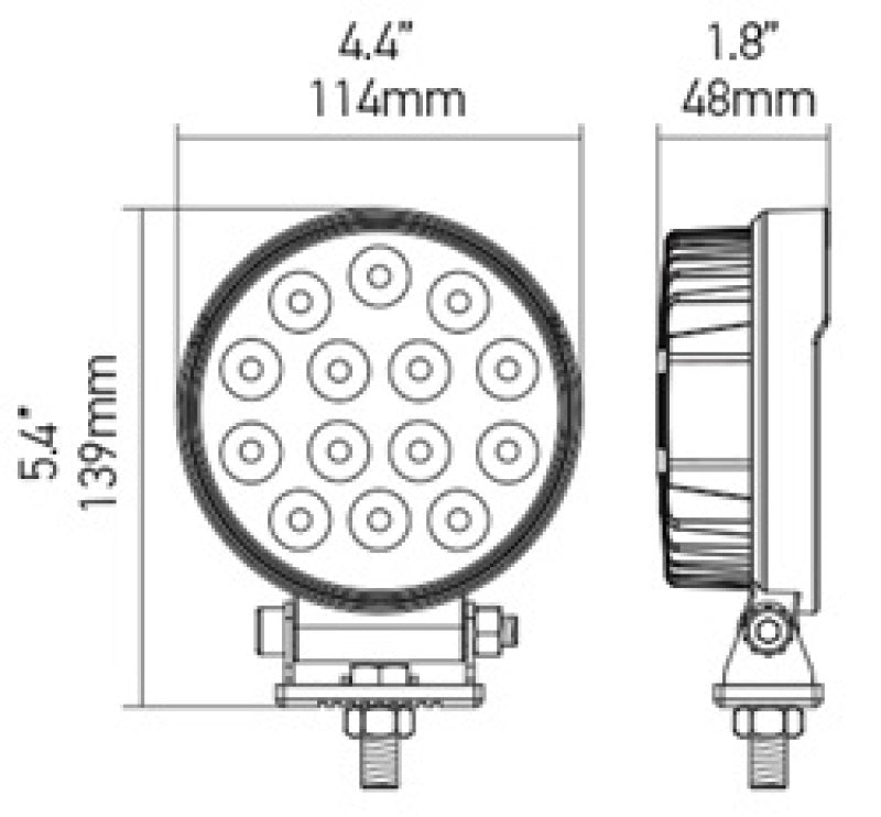 Load image into Gallery viewer, Hella ValueFit Work Light 5RD 2.0 LED MV LR LT
