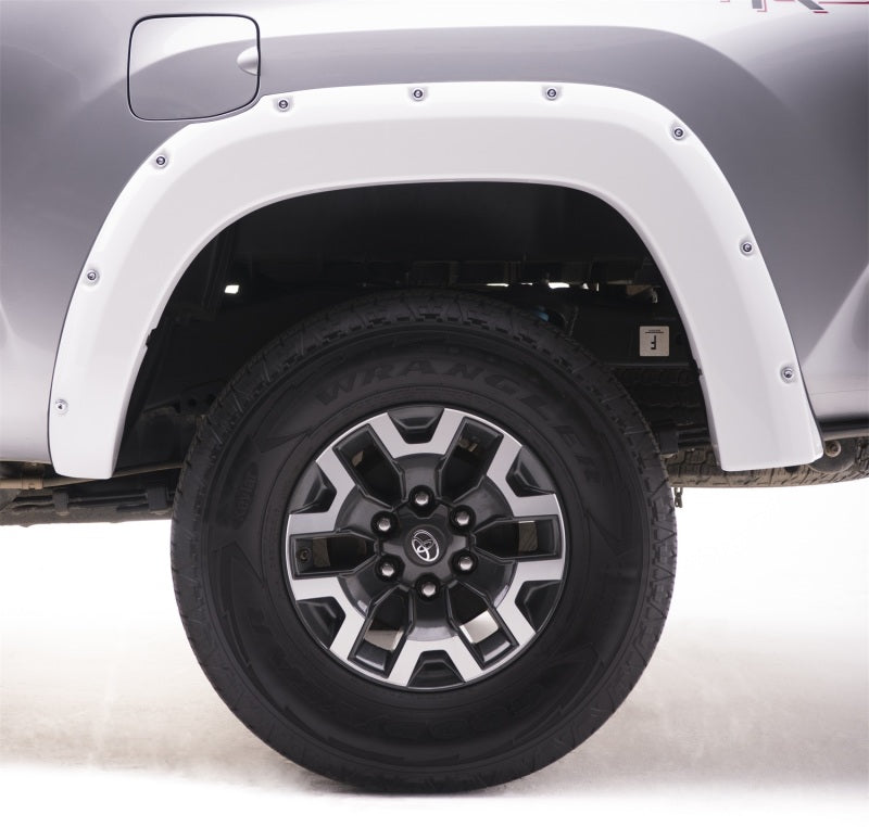 Load image into Gallery viewer, EGR 16+ Toyota Tacoma w/Mudflap Bolt-On Look Color Match Fender Flares - Set - Super White
