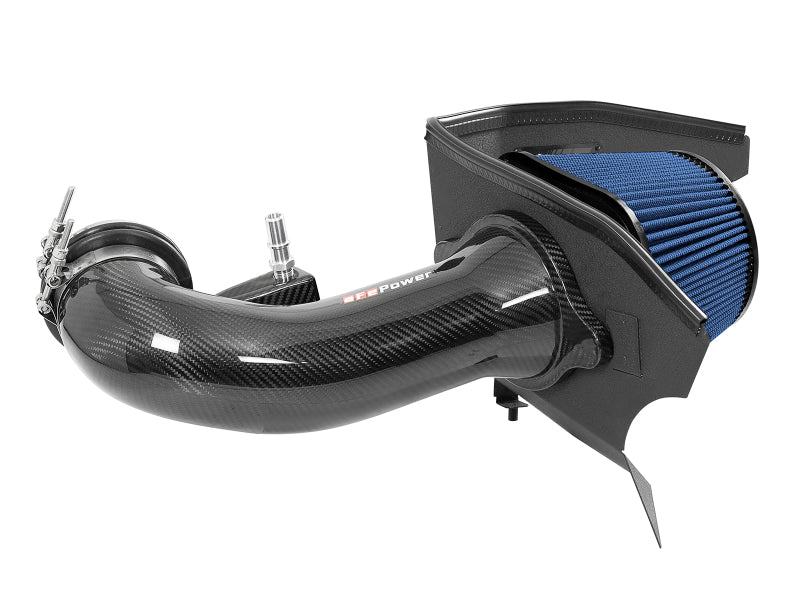 Load image into Gallery viewer, aFe 19-20 GM Trucks 5.3L/6.2L Track Series Carbon Fiber Cold Air Intake System With Pro 5R Filters
