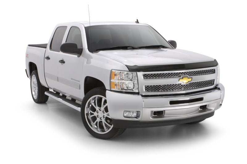 Load image into Gallery viewer, AVS 10-14 Ford F-150 SVT Raptor Aeroskin Low Profile Acrylic Hood Shield - Smoke
