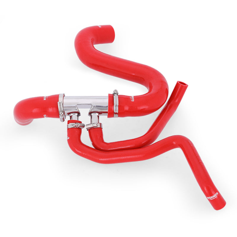 Load image into Gallery viewer, Mishimoto 2015+ Ford Mustang GT Silicone Lower Radiator Hose - Red
