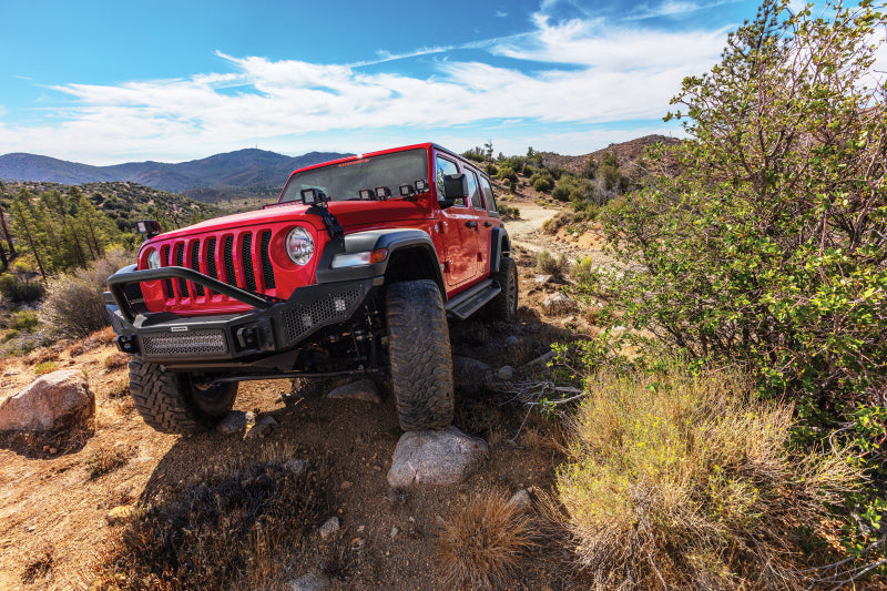 Load image into Gallery viewer, Go Rhino 07-20 Jeep Wrangler JL/JLU/JK/JKU/Gladiator JT Rockline Full Width Bumper w/ Overrider
