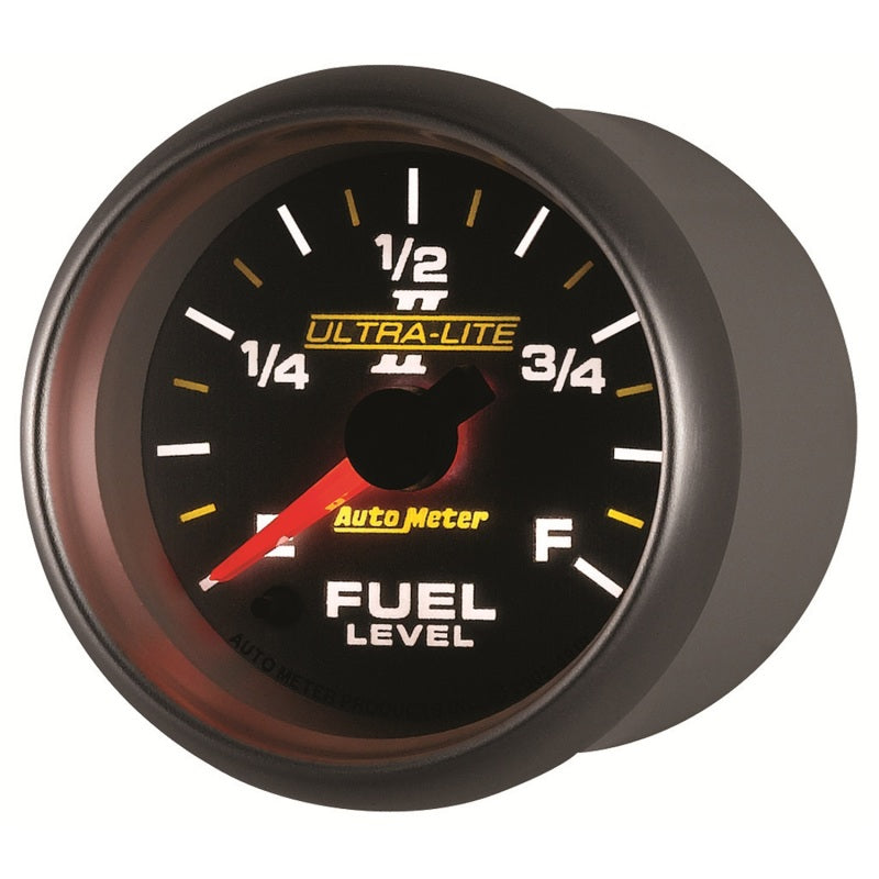 Load image into Gallery viewer, Autometer Ultra-Lite II 2-1/16in 0-280 Ohm Programmable Fuel Level Gauge
