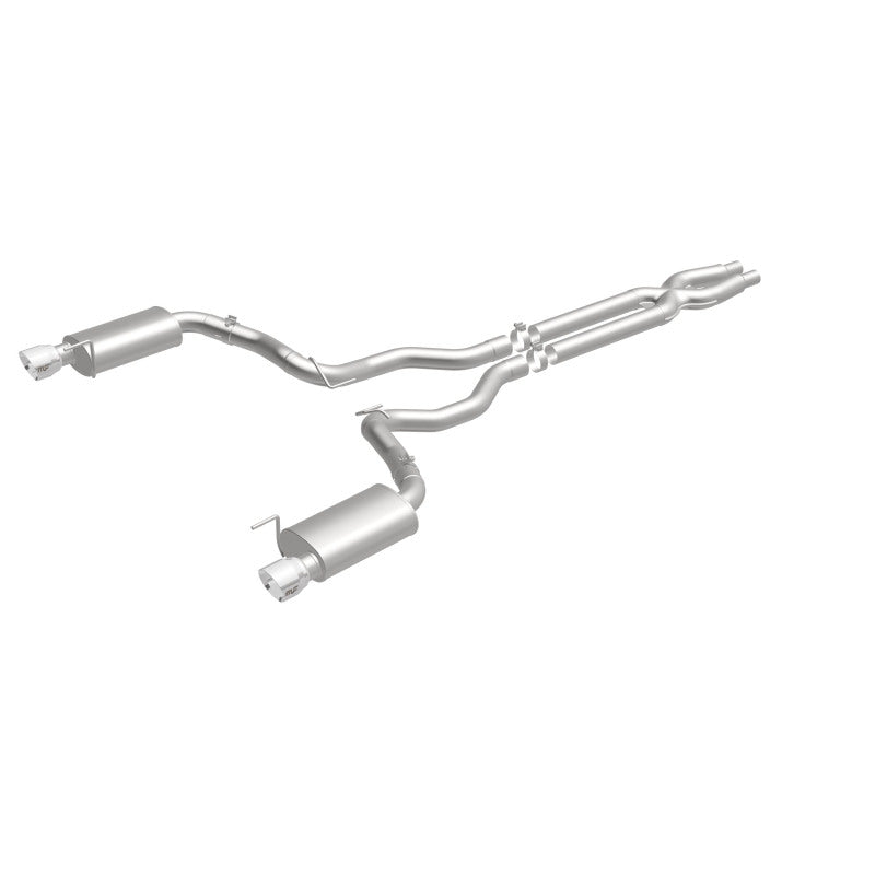 Load image into Gallery viewer, MagnaFlow Cat Back, SS, 3in, Street, Dual Split Polished 4.5in Tips 2015 Ford Mustang GT V8 5.0L
