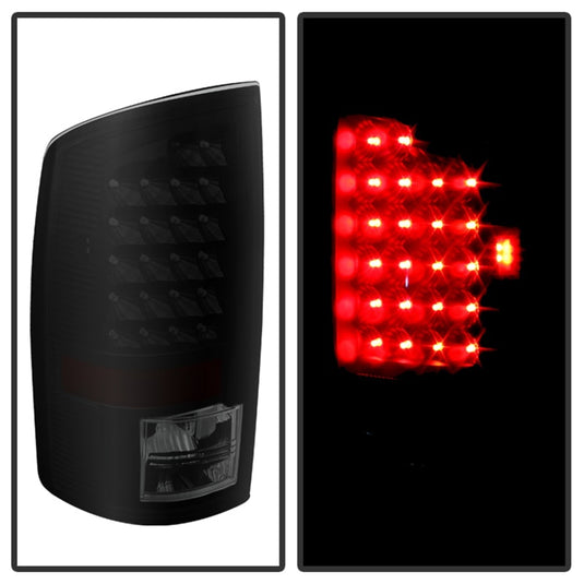 xTune Dodge Ram 02-06 1500 / Ram 2500/3500 03-06 LED Tail Light Black Smoke ALT-JH-DR02-LED-BKSM