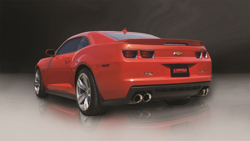 Load image into Gallery viewer, Corsa 2012-2015 Chevrolet Camaro Coupe ZL1 6.2L V8 Polished Sport Cat-Back + XO Exhaust
