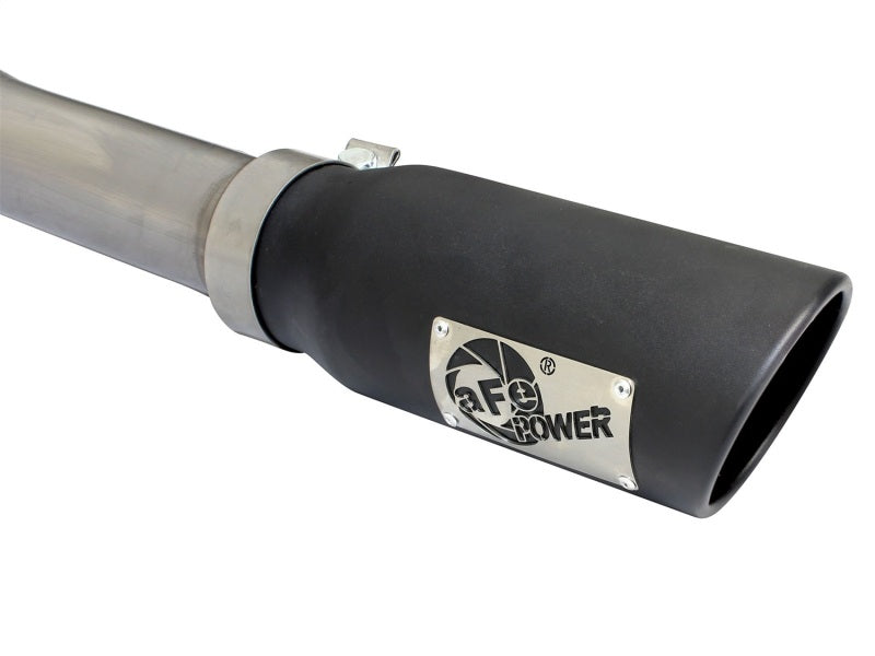 Load image into Gallery viewer, aFe MACHForce XP Exhaust 3in SS Dual Side Exit CB w/ Black Tips 2015 Ford F150 5.0L V8 CC/SB EC/LB
