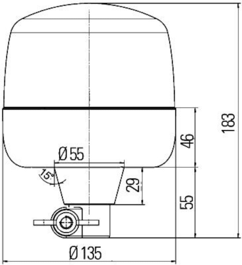 Load image into Gallery viewer, Hella Led Lamp 12/24V Amber Flex Mounting 2Rl
