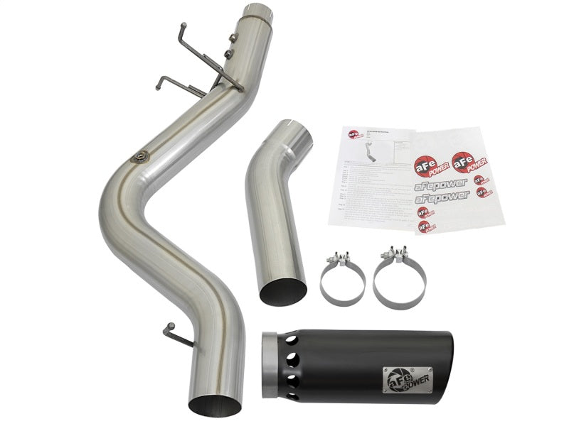 Load image into Gallery viewer, aFe ATLAS 5in DPF-Back Aluminized Steel Exhaust System GM Diesel Trucks 2017 V8 6.6L (td) L5P
