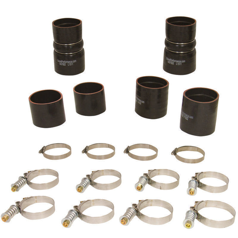 Load image into Gallery viewer, BD Diesel Intercooler Hose &amp; Clamp Kit - 1999-2003 Ford 7.3L PowerStroke
