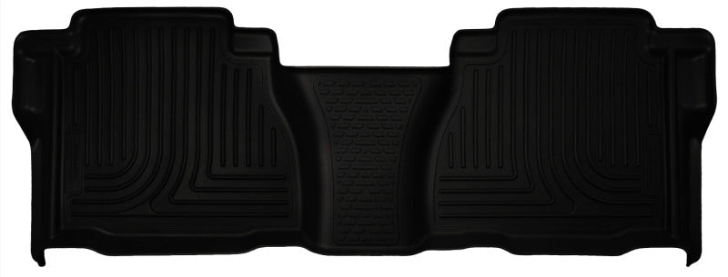 Load image into Gallery viewer, Husky Liners 07-13 Toyota Tundra Crew Cab / Ext Cab WeatherBeater Black 2nd Seat Floor Liners

