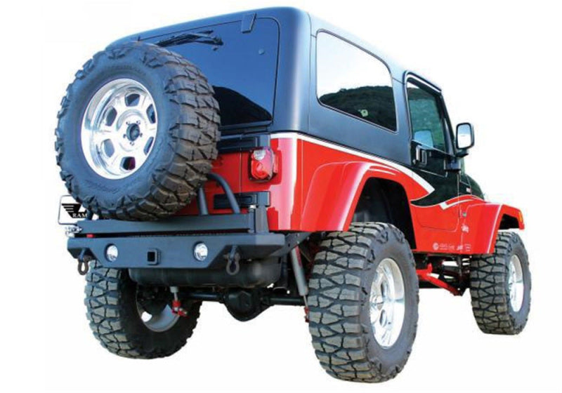 Load image into Gallery viewer, Rampage 1987-1995 Jeep Wrangler(YJ) Recovery Bumper Rear - Black
