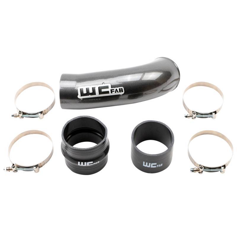 Load image into Gallery viewer, Wehrli 2020-2024 Chevrolet 6.6L L5P Duramax 4in Intake Pipe (Use w/OEM Air Box) - Fine Texture Black
