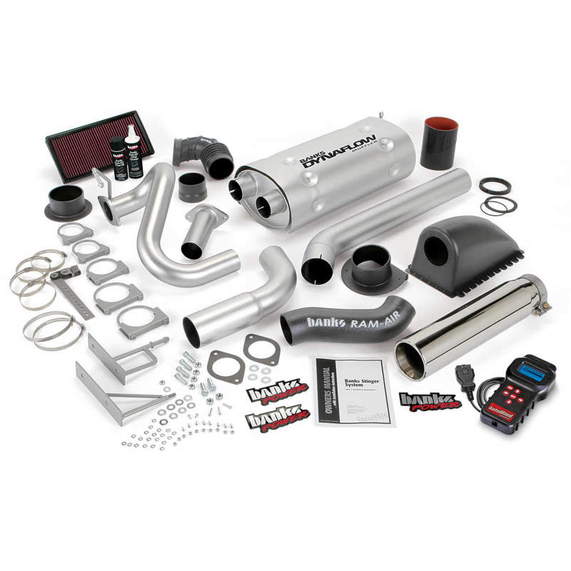 Load image into Gallery viewer, Banks Power 01-07 GM 8.1 Mh-W - All (L-Exit) Stinger System w/ AutoMind
