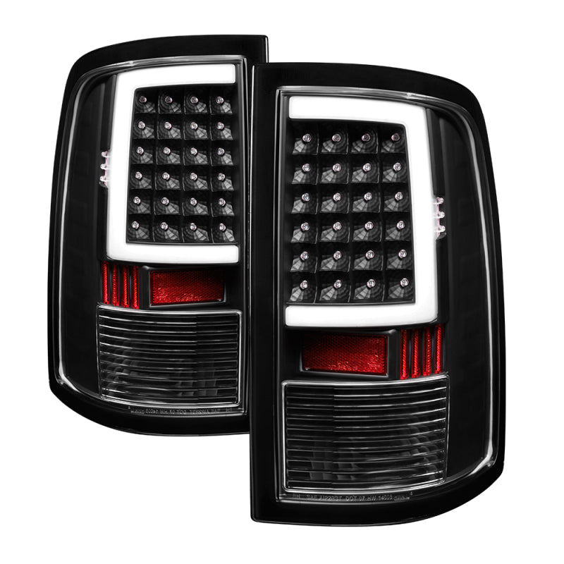 Load image into Gallery viewer, xTune 09-18 Dodge Ram 1500 (Incandescent Model) LED Tail Lights - Blk (ALT-ON-DR09-LBLED-BK)
