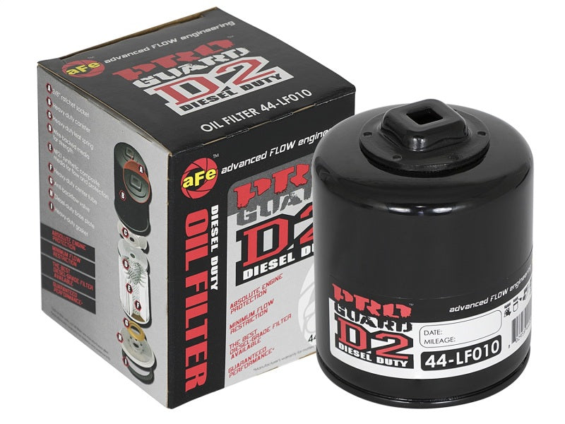 Load image into Gallery viewer, aFe Pro GUARD D2 Oil Filter 00-14 GM Gas Trucks V6 4.3L (4 Pack)
