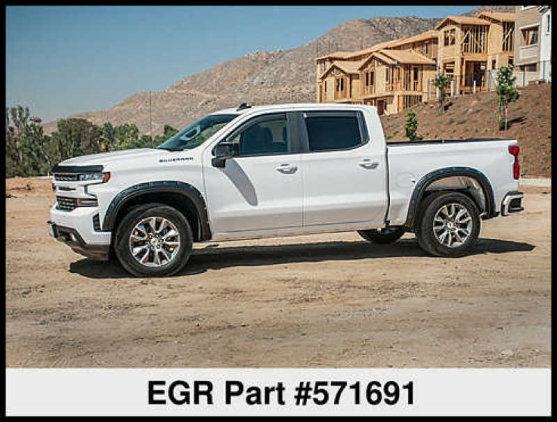 Load image into Gallery viewer, EGR 2019 Chevy 1500 Crew Cab In-Channel Window Visors - Dark Smoke
