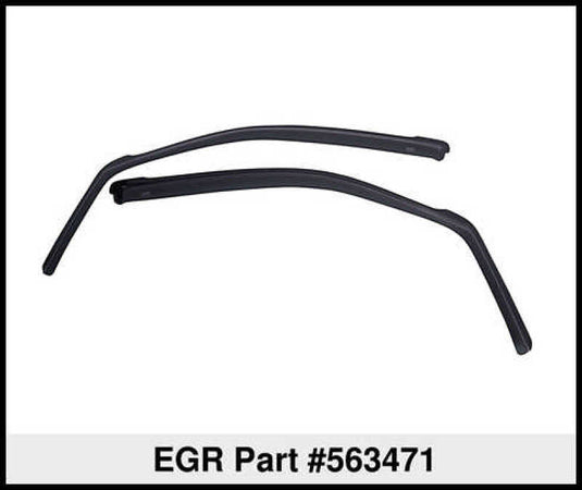 EGR 15+ Ford F150 Regular Cab In-Channel Window Visors - Set of 2 (563471)