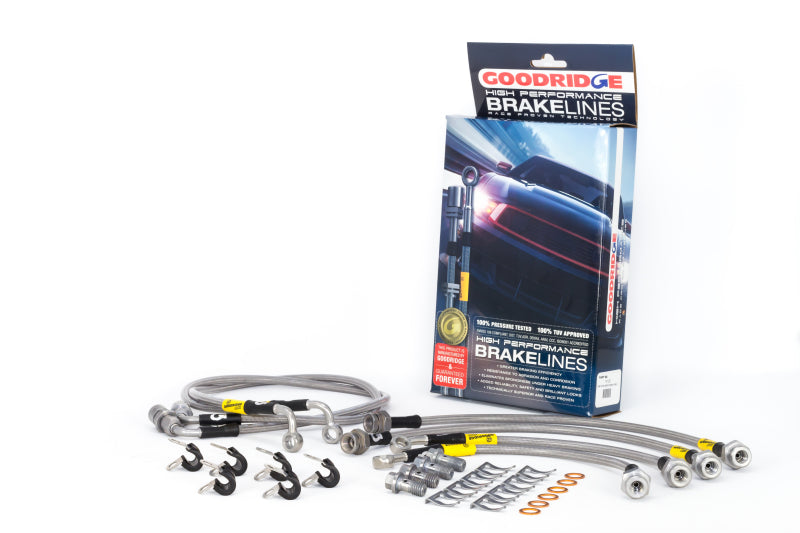 Load image into Gallery viewer, Goodridge 00-06 Chevrolet Tahoe (Rear Disc w/ Stabila Trak) Stainless Steel Brake Line Kit
