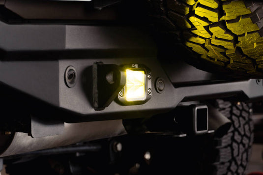 DV8 3-Inch Elite Series LED Amber Flush Mount Pod Light