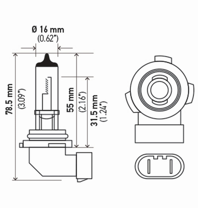 Load image into Gallery viewer, Hella Bulb H10/9145 12V 45W Py20D T4 Sb
