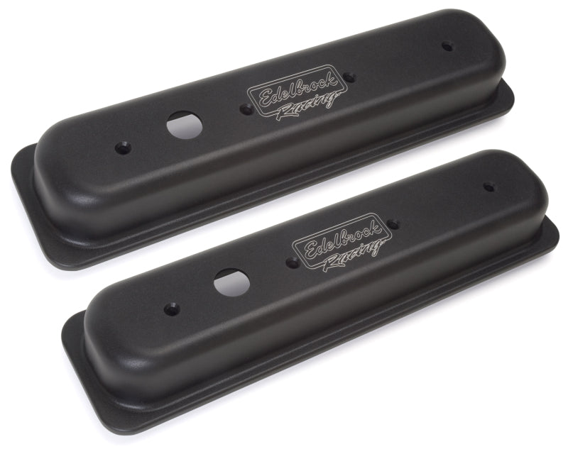 Load image into Gallery viewer, Edelbrock Valve Cover Victor Series Chevrolet 1987-1995 262-400 CI V8 Black
