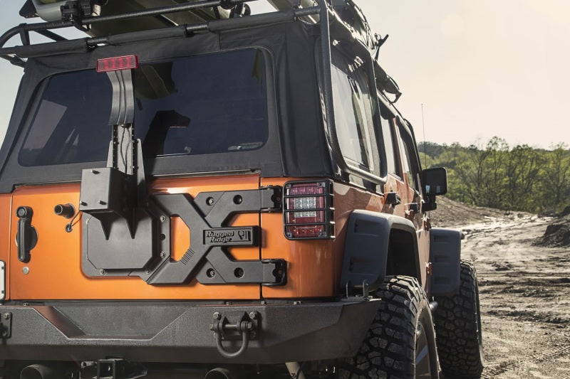 Load image into Gallery viewer, Rugged Ridge Spartacus HD Tire Carrier Kit 07-18 Jeep Wrangler
