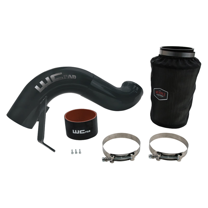 Load image into Gallery viewer, Wehrli 07.5-09 Dodge 6.7L Cummins 4in Intake Kit - WCFab Grey

