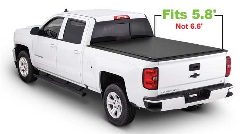 Load image into Gallery viewer, Tonno Pro 14-19 Chevy Silverado 1500 5.8ft Fleetside Lo-Roll Tonneau Cover
