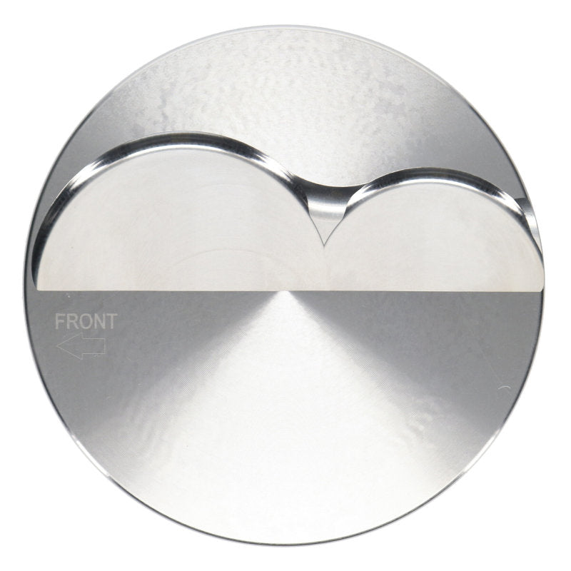 Load image into Gallery viewer, JE Pistons LS ASYM FT Set of 8 Pistons - 4.075 Bore -5cc Dome Volume 0.927 Pin Diameter
