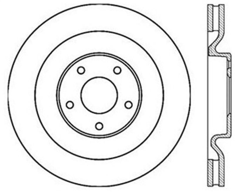 Load image into Gallery viewer, StopTech Power Slot 06-10 Corvette (Z06) / 10 Corvette Grand Sport Front Left Slotted CRYO Rotor
