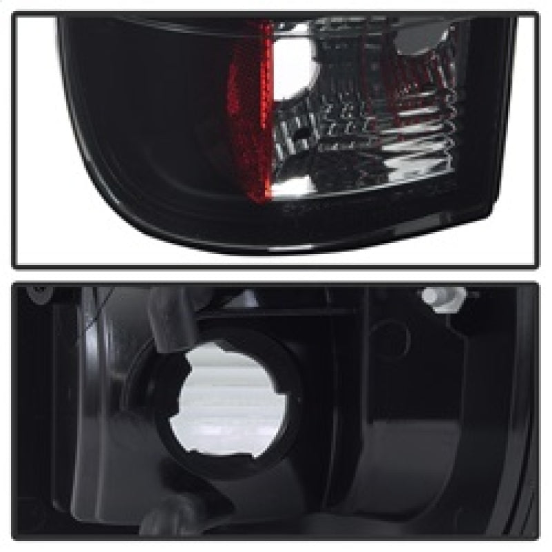 Load image into Gallery viewer, Spyder 97-03 Ford F150 Stylsd. F250 V3 Lght Bar LED Tail Lights - Blk Smk ALT-YD-FF15097V3-LBLED-BSM
