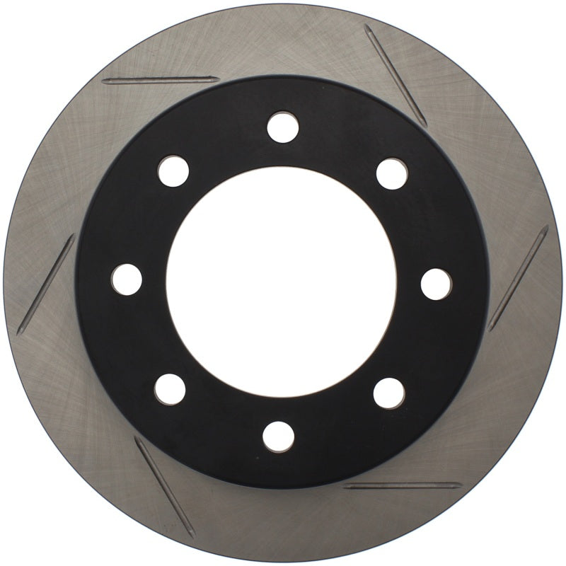 Load image into Gallery viewer, StopTech Power Slot 03-06/08-09 Chevy Avalanche 2500 / 04-09 Silverado 3500 4WD/06-09 2WD (Single R
