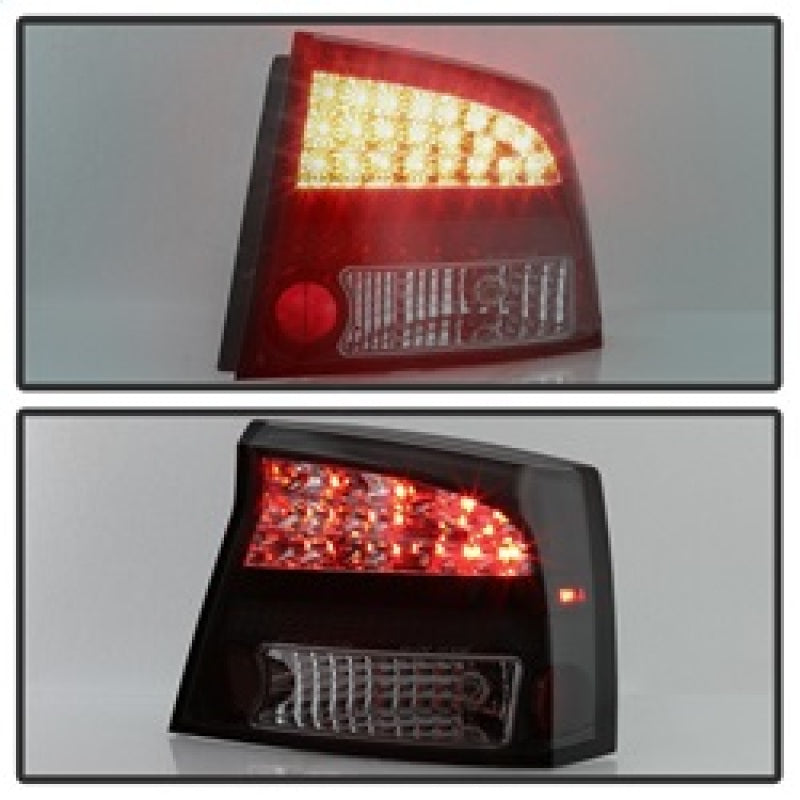 Load image into Gallery viewer, Spyder 06-08 Dodge Charger LED Tail Lights - Black Smoke ALT-YD-DCH05-LED-BSM
