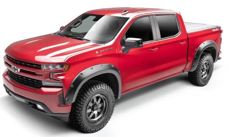 Load image into Gallery viewer, Bushwacker 19-21 Chevrolet Silverado 1500 Pocket Style Flares 4pc - Black
