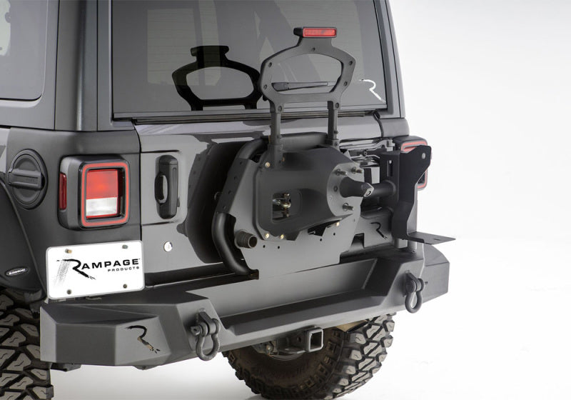 Load image into Gallery viewer, Rampage 2018+ Jeep Wrangler JL TrailGuard Tire Carrier
