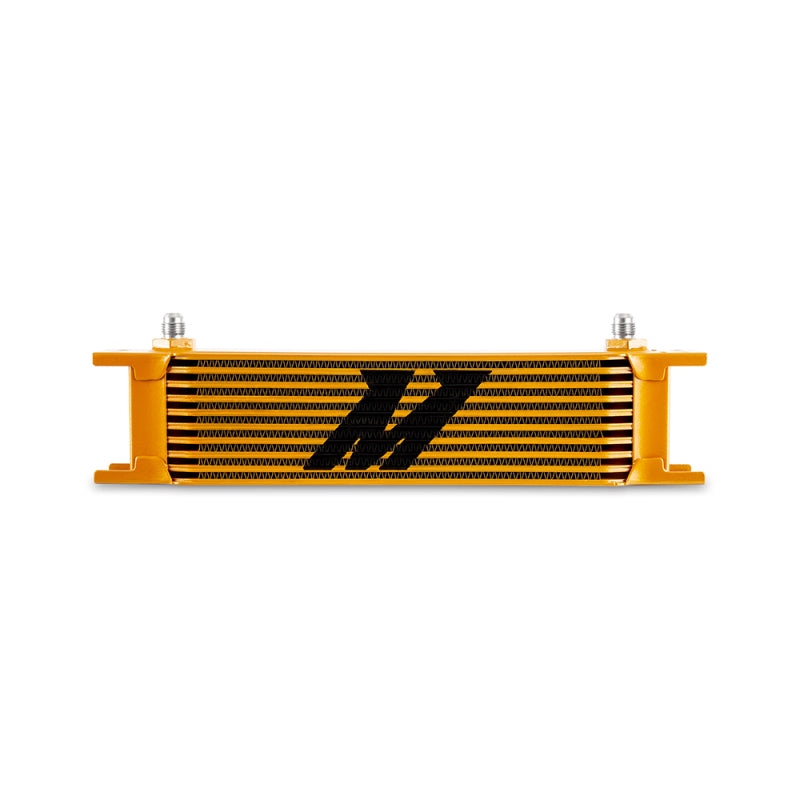Load image into Gallery viewer, Mishimoto Universal -6AN 10 Row Oil Cooler - Gold
