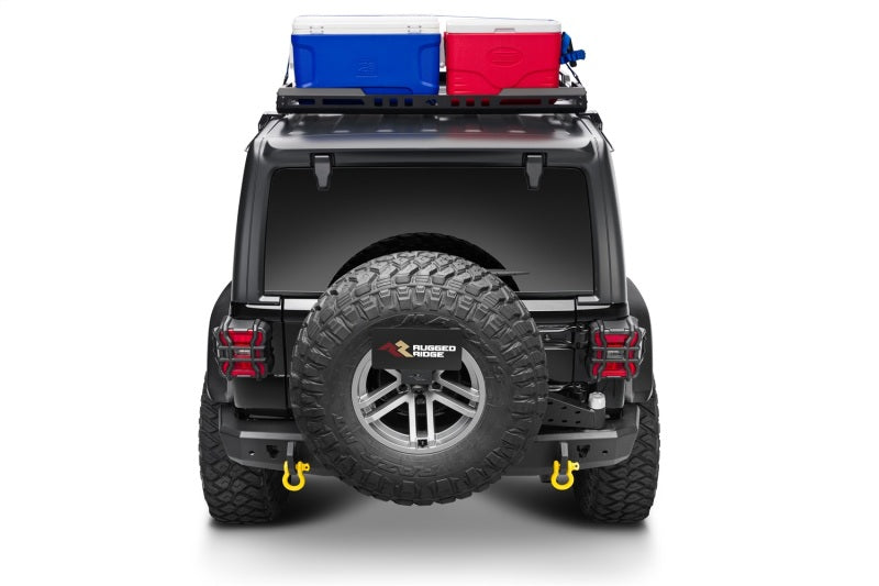 Load image into Gallery viewer, Rugged Ridge 18-21 Wrangler JL/Gladiator Roof Rack w/ Basket HT
