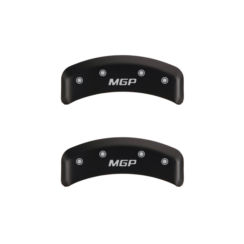 Load image into Gallery viewer, MGP 4 Caliper Covers Engraved Front &amp; Rear MGP Red finish silver ch
