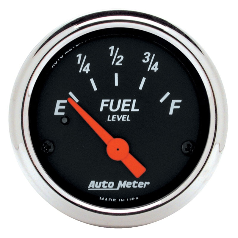 Load image into Gallery viewer, Autometer Designer Black  2-1/16in Black Fuel Level Gauge
