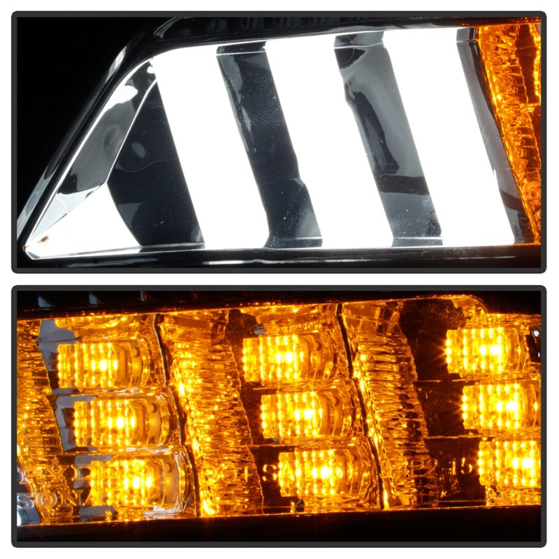 Load image into Gallery viewer, Spyder 15-16 Ford Mustang LED DRL - Smoke (CBL-YD-FM15-LED-SM)
