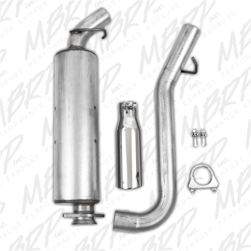 Load image into Gallery viewer, MBRP 2000-2006 Jeep Wrangler (JK) Inline-4 2.5L Inline-6 4.0L Cat Back Single Side
