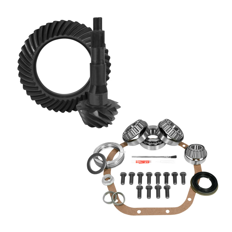 Load image into Gallery viewer, Yukon Gear 10.5in Ford 3.73 Rear Ring &amp; Pinion Install Kit

