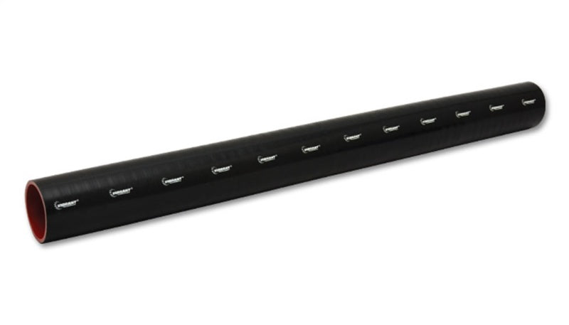 Load image into Gallery viewer, Vibrant 4 Ply Reinforced Silicone Straight Hose Coupling - 3.5in I.D. x 36in long (BLACK)
