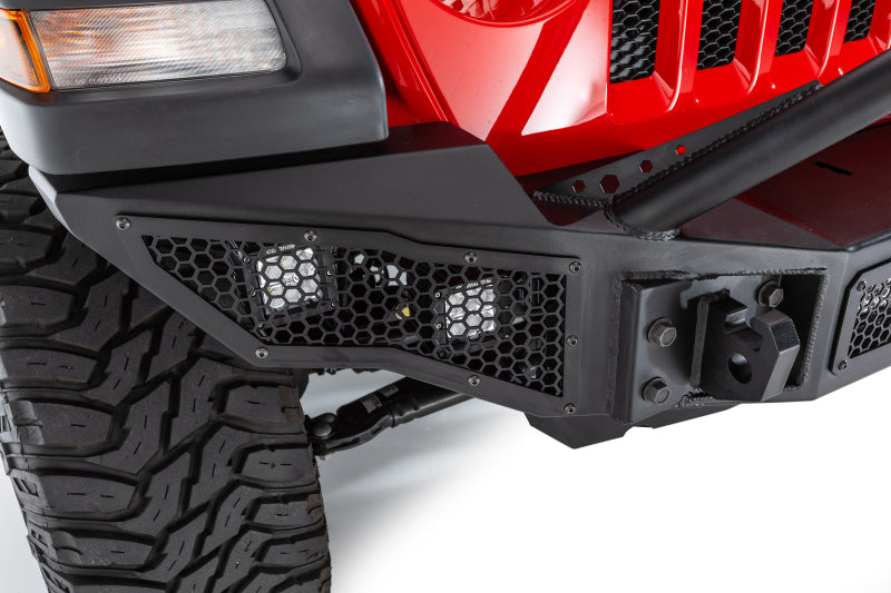 Load image into Gallery viewer, Go Rhino 07-20 Jeep Wrangler JL/JLU/JK/JKU/Gladiator JT Rockline Full Width Bumper w/ Overrider
