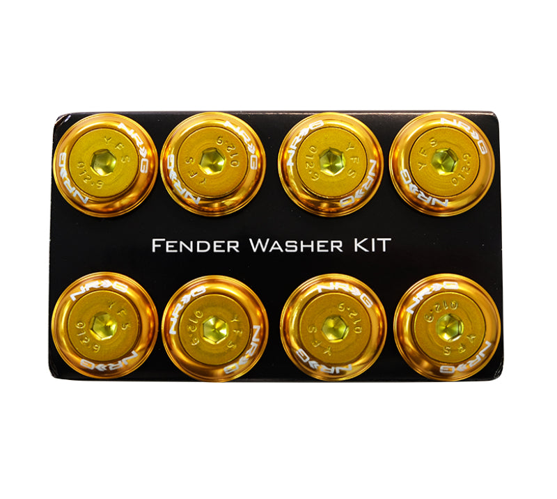 Load image into Gallery viewer, NRG Fender Washer Kit w/Color Matched M8 Bolt Rivets For Plastic (Rose Gold) - Set of 8
