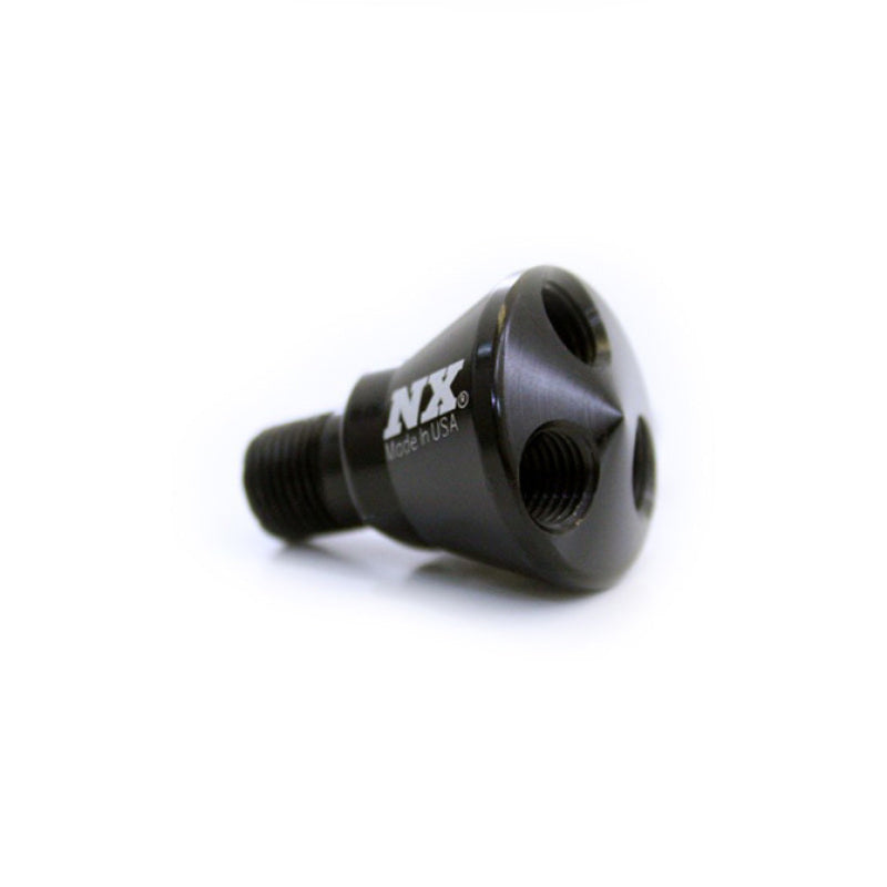 Load image into Gallery viewer, Nitrous Express 3 Port Showerhead Distribution Block - Black
